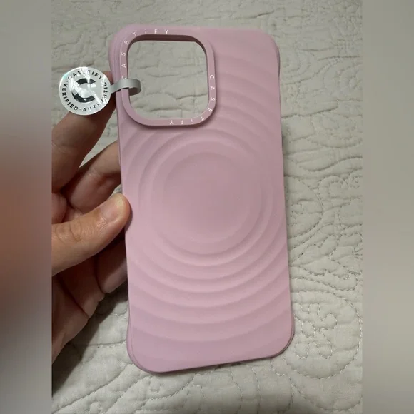 Casetify Ripple Case Primrose Pink iPhone 16 Pro Max - Picture 2 of 8